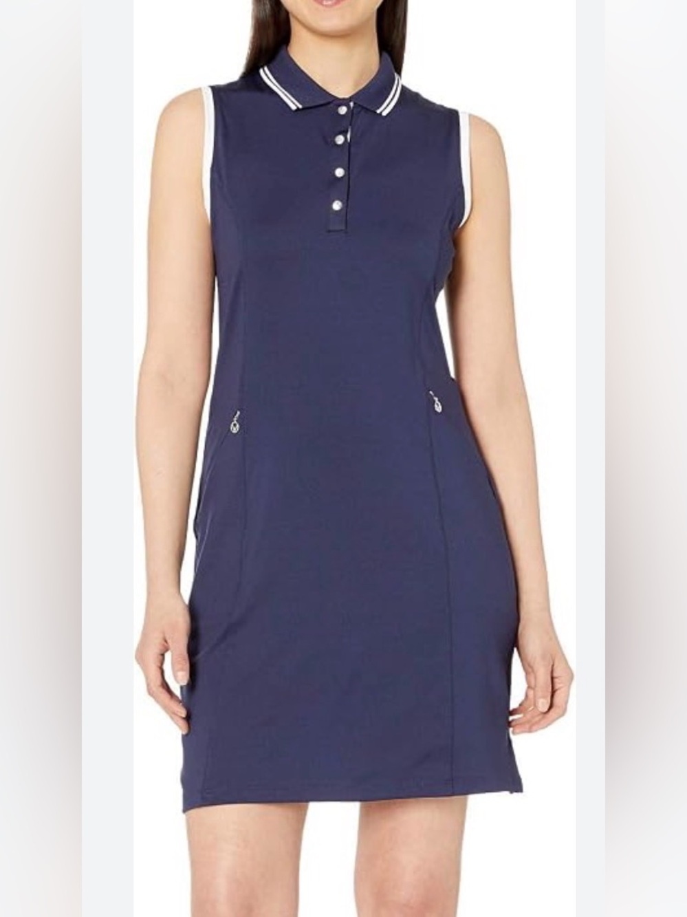 Callaway Golf Navy Sleeveless Polo Dress